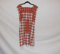 J. Marie Embroidered Gingham Dress – front