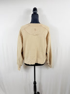 Free People Brown Oversized Sweatshirt – back
