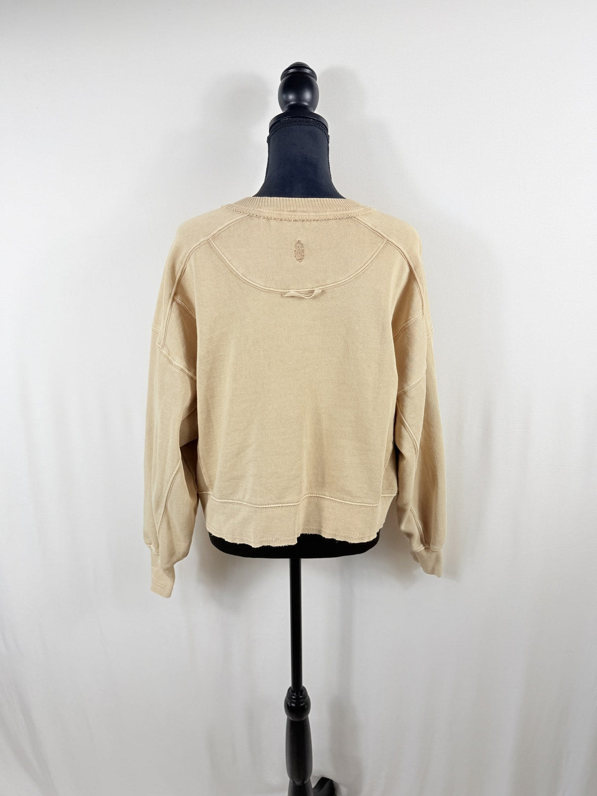Free People Brown Oversized Sweatshirt – back