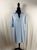 Bella Dahl A-Line Chambray Tencel Dress - front