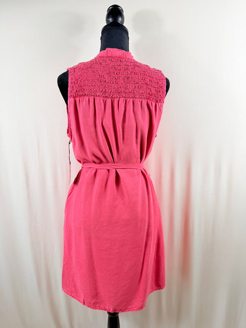 Bella Dahl Smocked Yoke Mini Dress — back