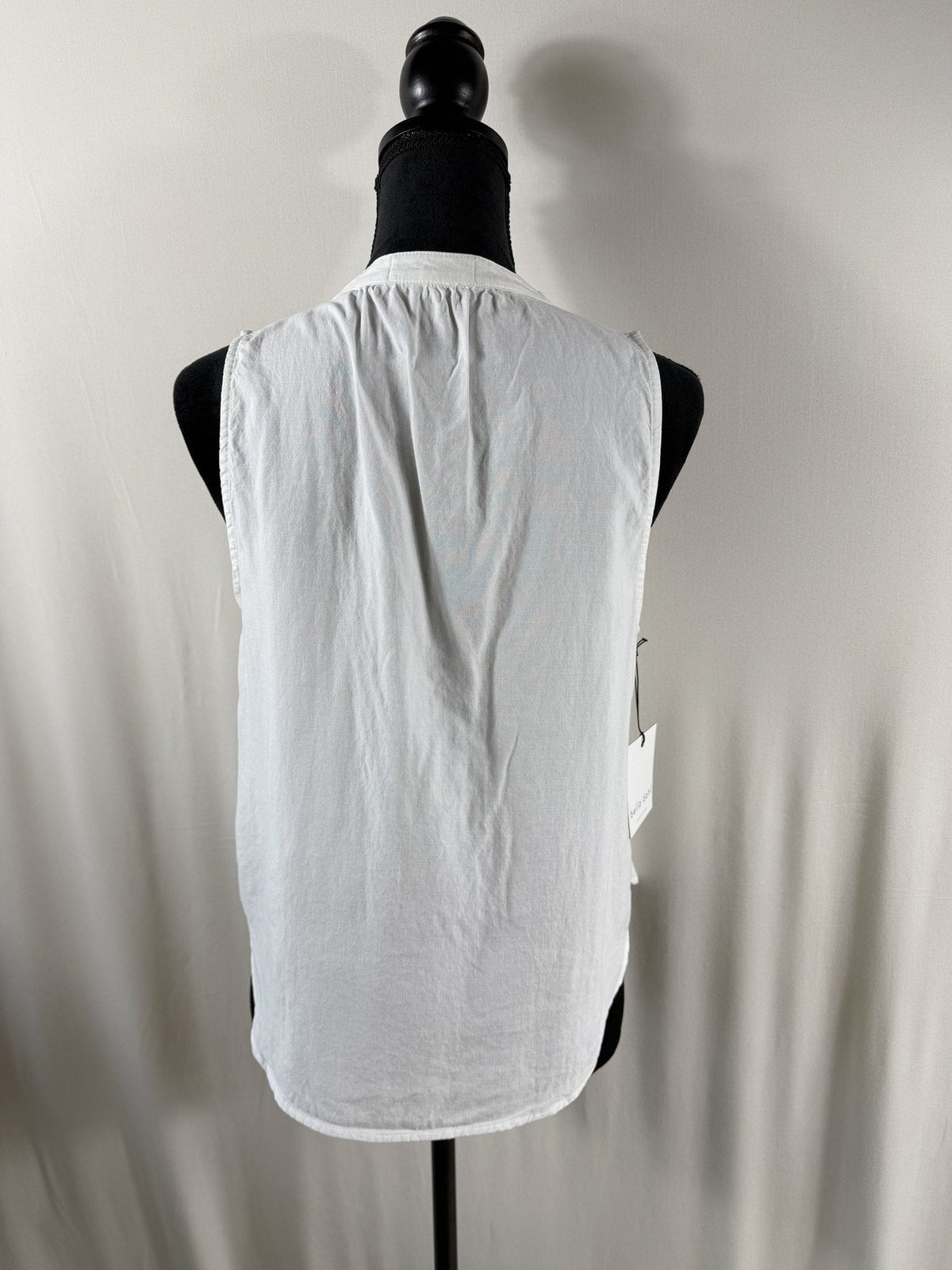 Bella Dahl Sleeveless Pullover - White - back