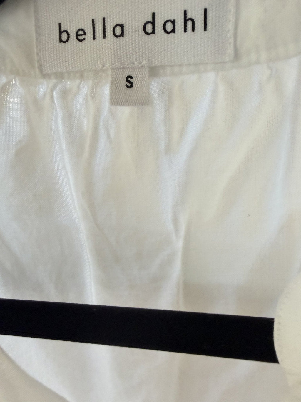 Bella Dahl Sleeveless Pullover - White - care label