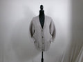 Jenni Kayne Bouclé V-Neck Button-Front Cardigan – Grey – front