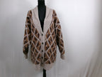 FRAME Grandfather Shawl Cardigan – Cream Multi – front