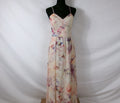 Hunter Bell Watercolor Print Maxi Gown – front
