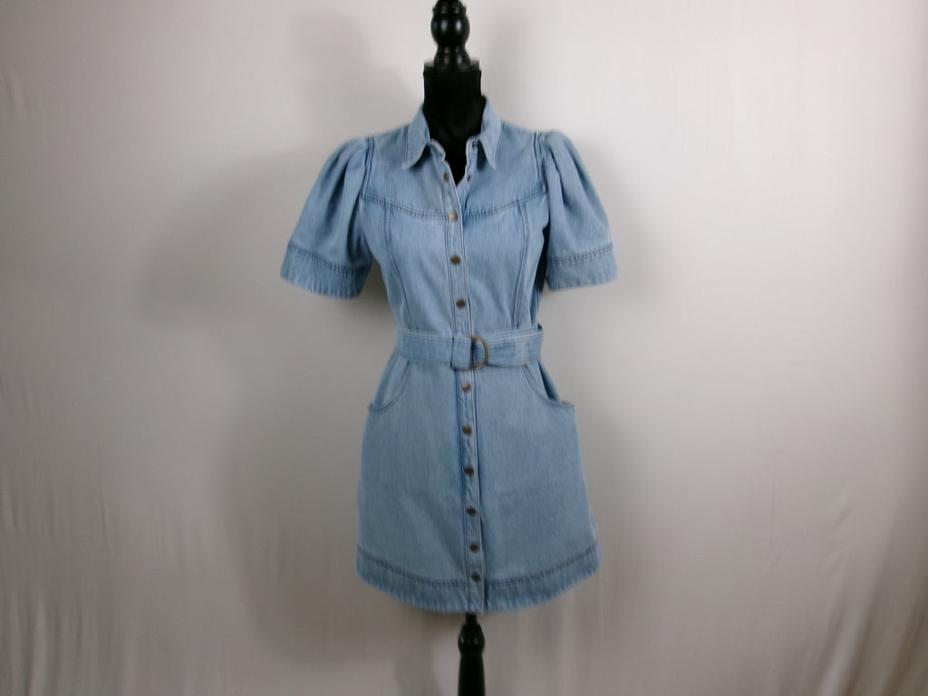 Hunter Bell Robinson Dress – Blockely Denim – front