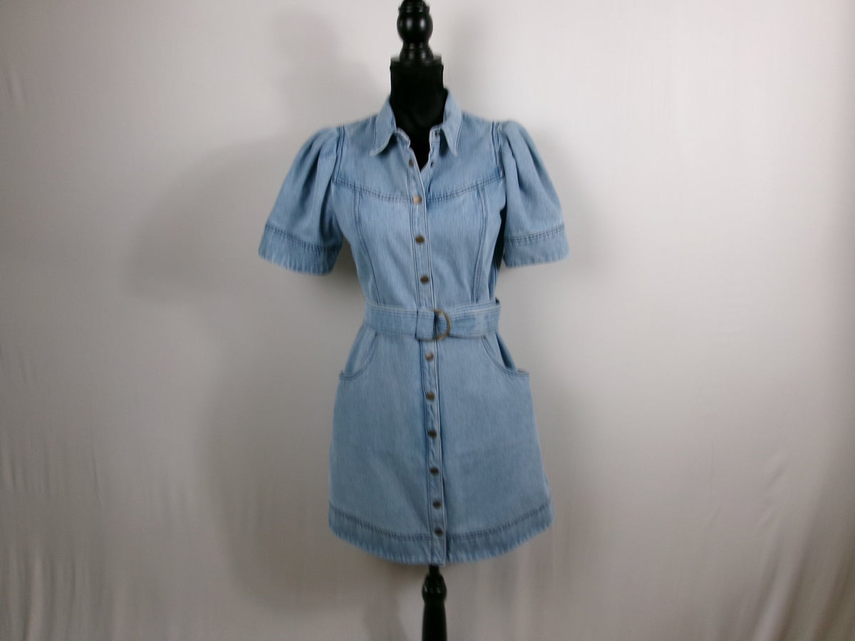 Hunter Bell Robinson Dress – Blockely Denim – front