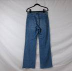 Veronica Beard Crosbie Slim Wide-Leg Jeans – Amethyst – back