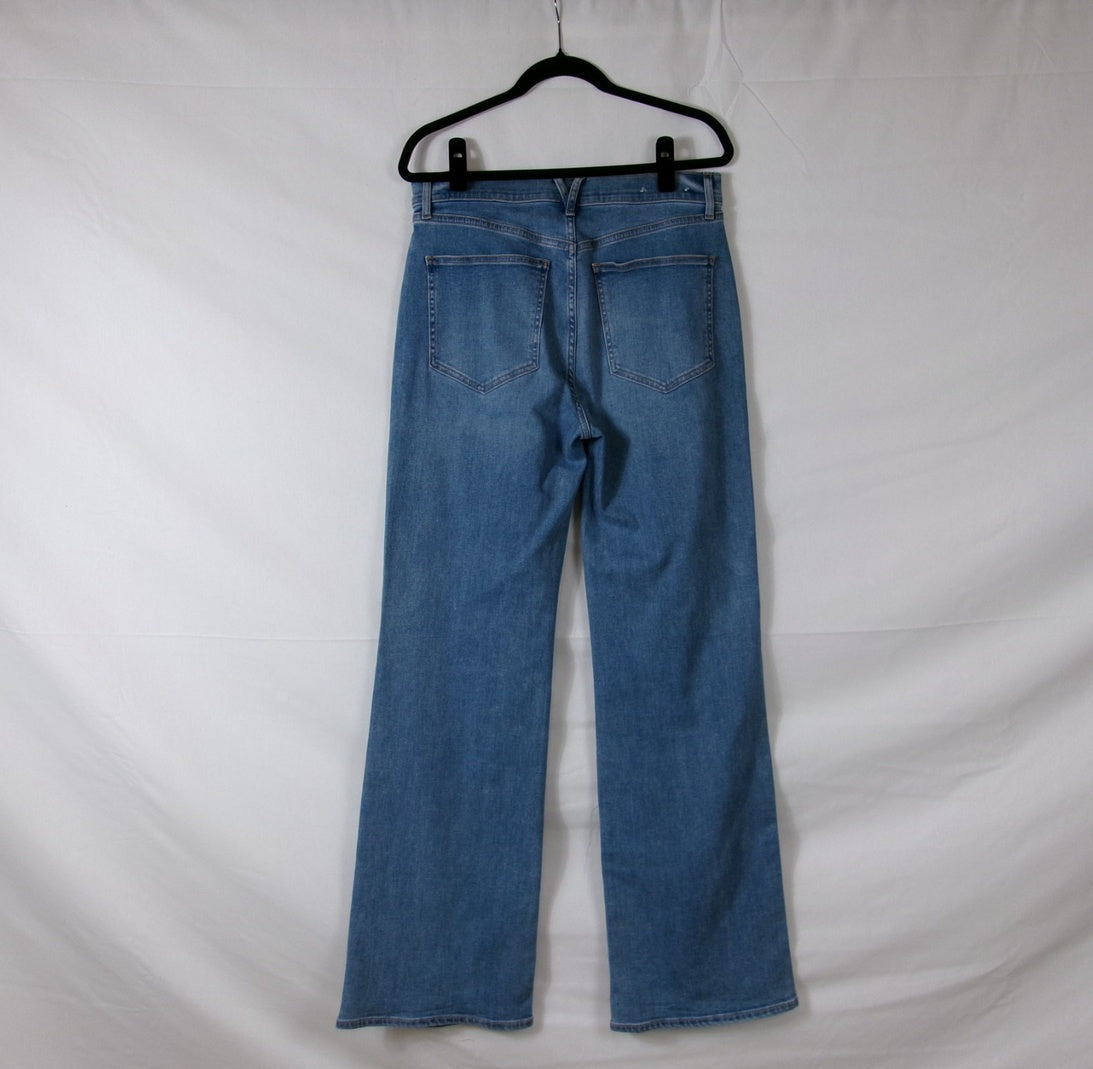 Veronica Beard Crosbie Slim Wide-Leg Jeans – Amethyst – back