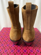 Tory Burch Western Suede Ankle Boots – Rhum - back