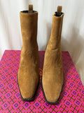 Tory Burch Western Suede Ankle Boots – Rhum - front