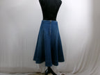 KHAITE Lennox Denim Midi Skirt – Archer – back