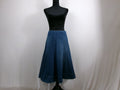KHAITE Lennox Denim Midi Skirt – Archer – front