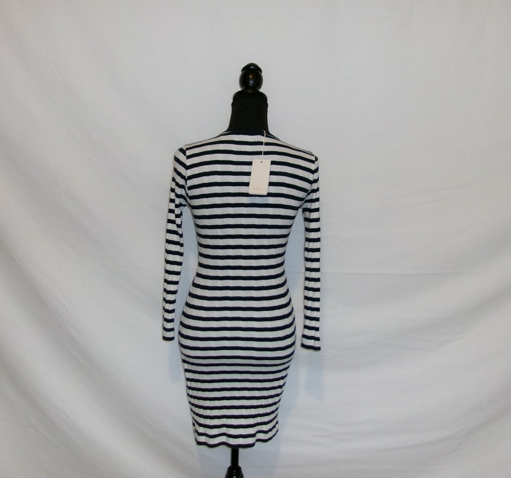 DÔEN Como Dress — Marina San Simeon Stripe – back