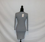 DÔEN Como Dress — Marina San Simeon Stripe – back
