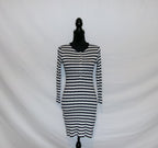 DÔEN Como Dress — Marina San Simeon Stripe – front