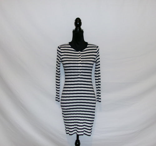 DÔEN Como Dress — Marina San Simeon Stripe – front