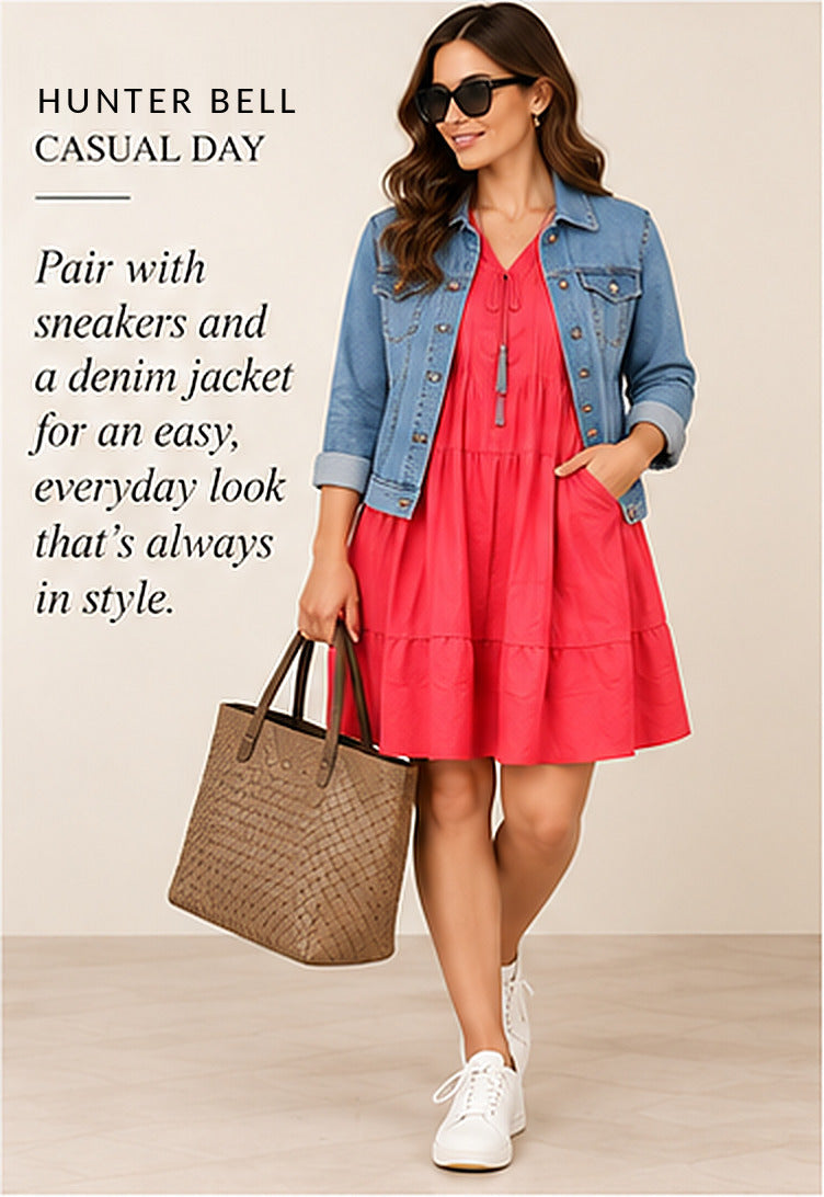 Hunter Bell Parker Dress – Aces Red