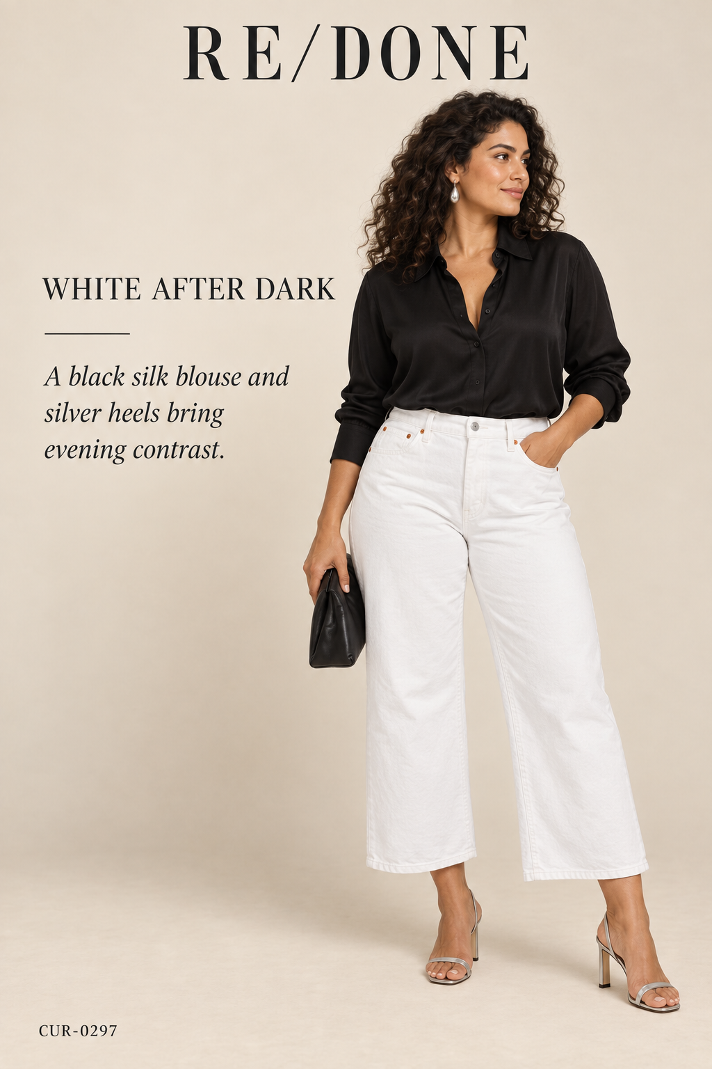 RE/DONE Mid-Rise Wide-Leg Crop Jean – White – styled: White After Dark