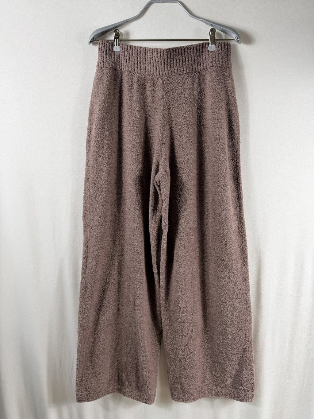 Eberjey Recycled Bouclé Pant – Deep Taupe - front