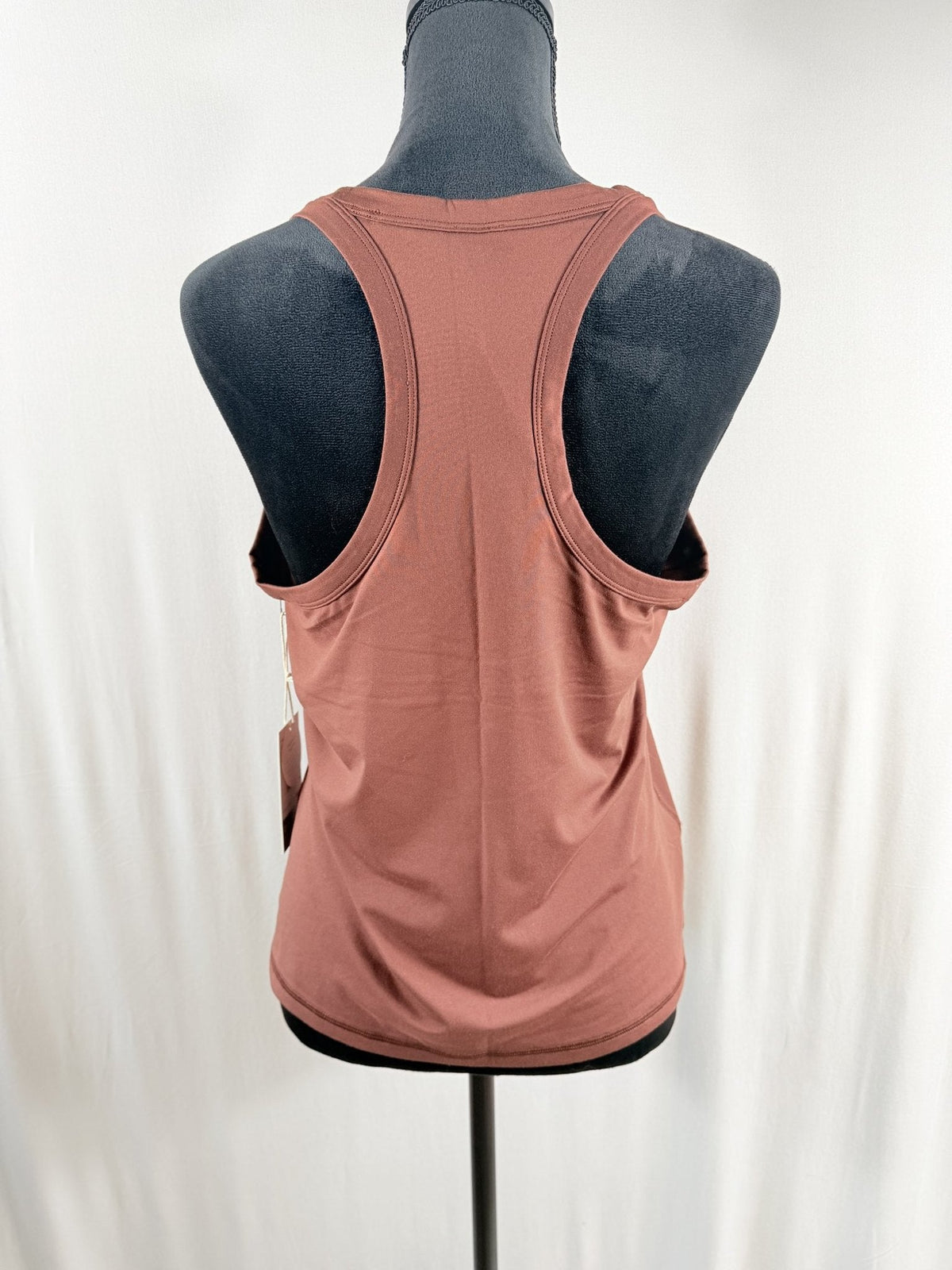 Vuori Lux Racerback Tank – Burnt Sienna - back