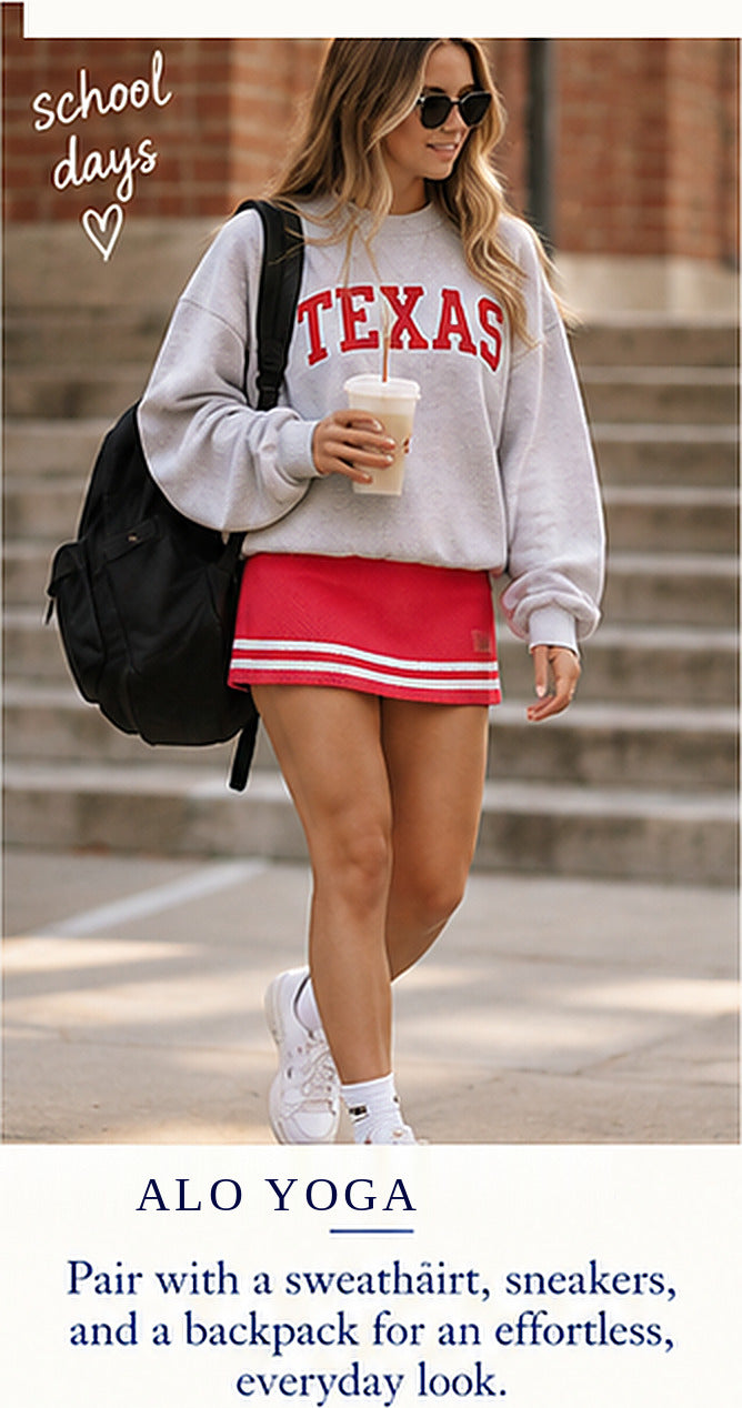 Alo Tennis Club Sweater Knit Skirt