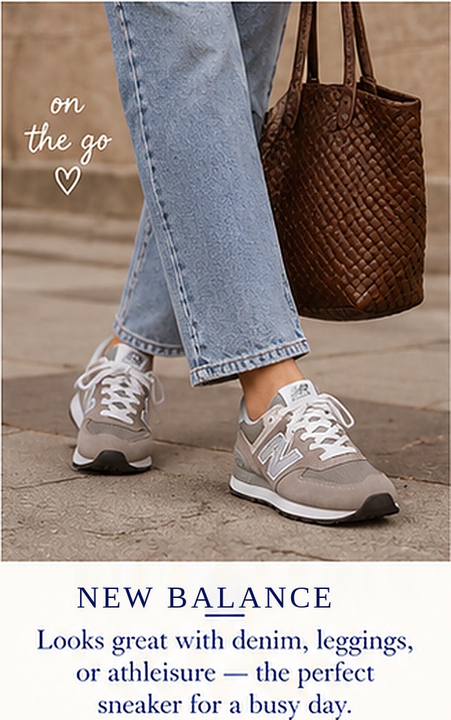 New Balance 574 Classic/Core Sneakers – styled editorial look 2