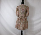Zimmermann Freja Shirred Waist Mini Dress – Jadore Paisley – back