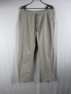 James Perse Standard Drawstring Pant – Stone – front