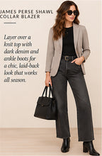 James Perse Shawl Collar Blazer – styled editorial look 3