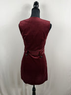 Veronica Beard Orial Corduroy Dress – Bordeaux – back