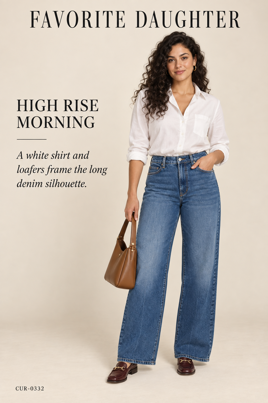 Favorite Daughter The Mischa Super High-Rise Jean – Campbell – styled: High Rise Morning