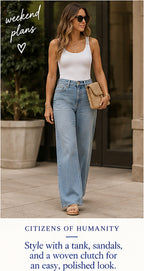 Citizens of Humanity Paloma Baggy Wide-Leg Jeans – Alemayde – styled editorial look 2