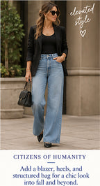 Citizens of Humanity Paloma Baggy Wide-Leg Jeans – Alemayde – styled editorial look 3