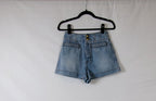 Zimmermann Lucky Denim Short – Skylark – front