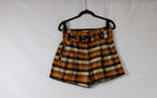 Sézane Romeo Shorts — Carreaux Ocre – front