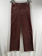 PAIGE Corduroy Sasha 32" Pant with Patch Pockets – Landslide – front