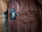 PAIGE Corduroy Sasha 32" Pant with Patch Pockets – Landslide – care label