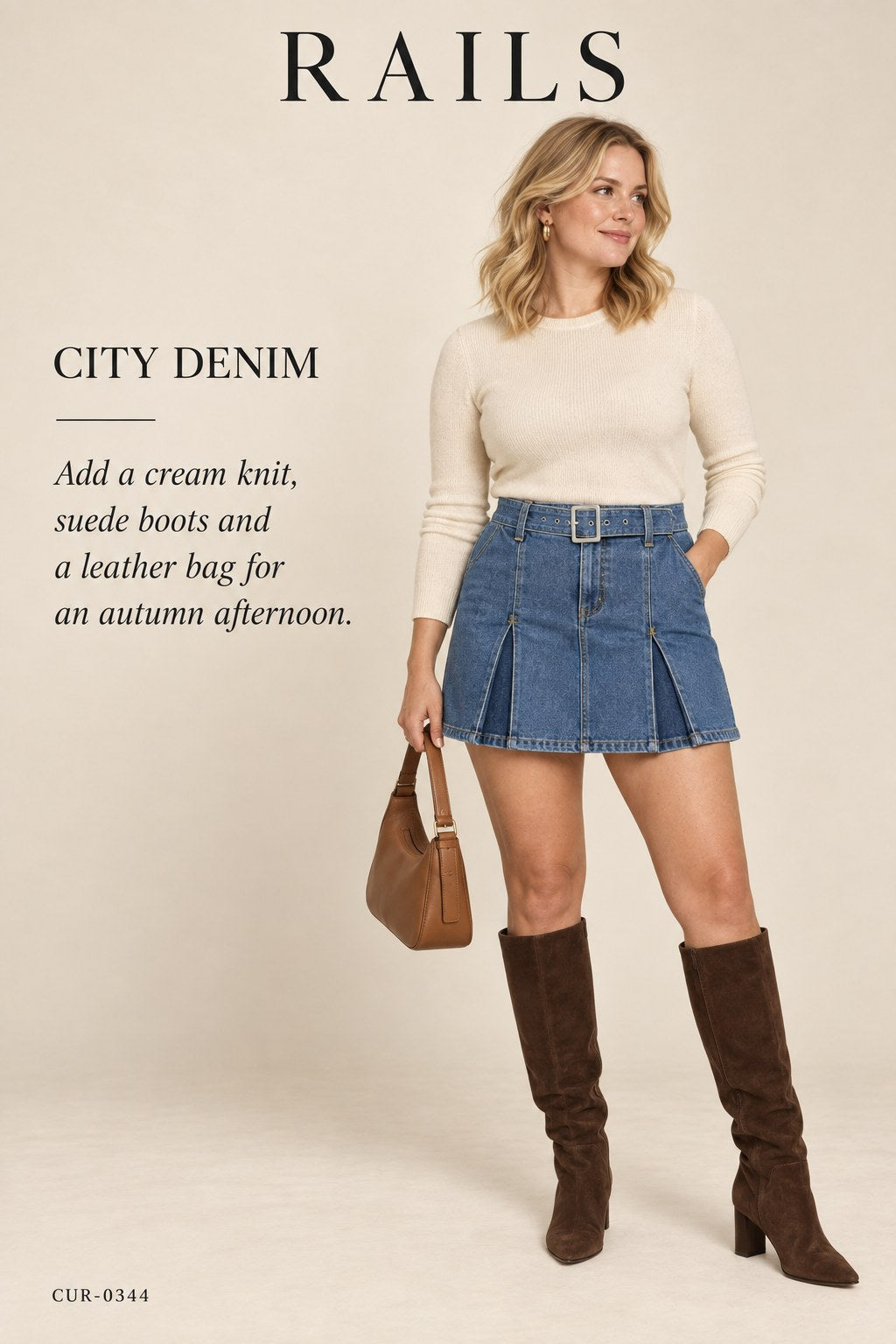 Rails Broad Skirt – Bristol – styled editorial look 2