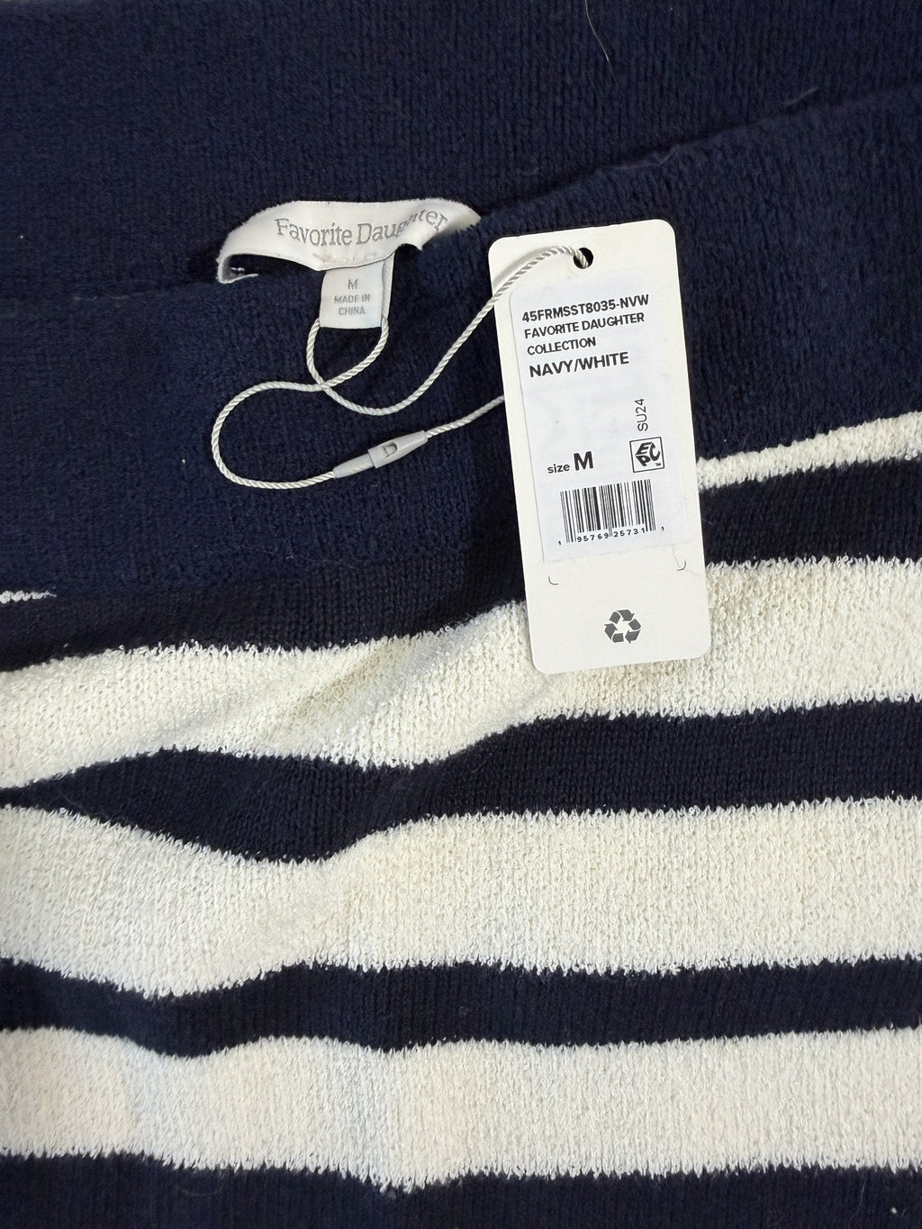 Favorite Daughter The Annabel Striped Mini Skirt – label