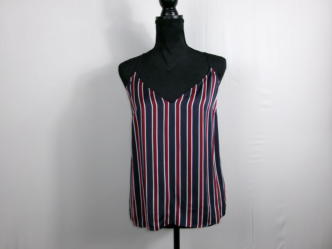 FRAME Classic Cami — Navy Multi – front
