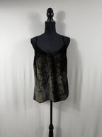 FRAME Velvet Cami – Gold – front