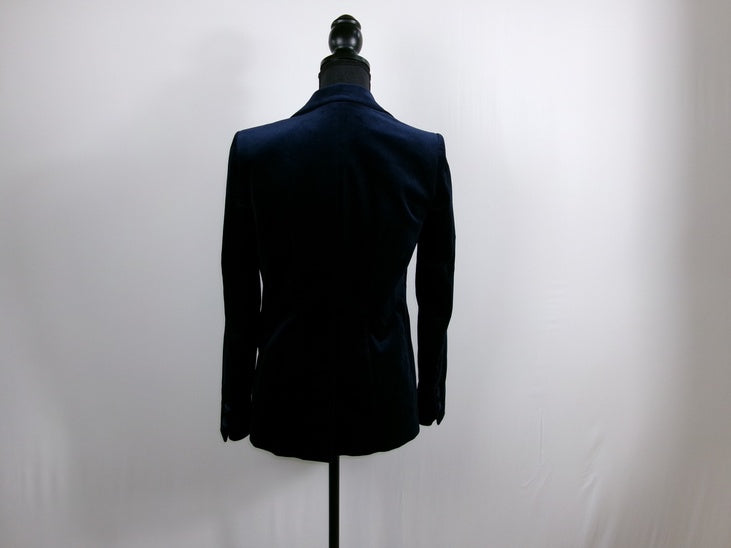 FRAME Velvet Mod Blazer / Atelier – Navy – back