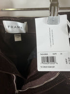 FRAME The Corduroy Midaxi Skirt – Espresso — brand tag