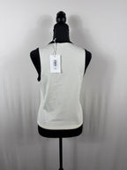FRAME The Ringer Tank – Ivory – back