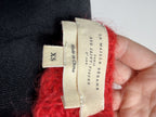 La Maille Sézane Red Braided Bateau-Neck Sweater – label