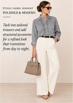 Étoile Isabel Marant Ruffle-Trim Cotton Blouse/Shirt – styled editorial look 2