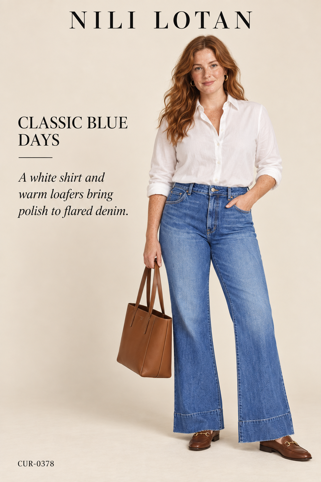 Nili Lotan Nadège Wide-Leg Jean – Classic Wash