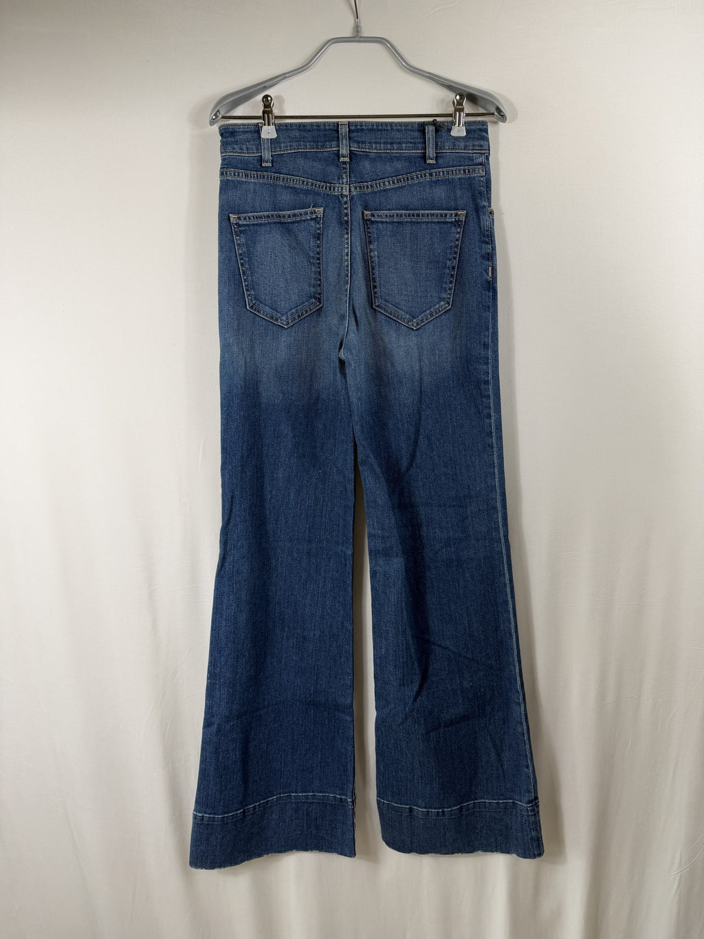 Nili Lotan Celia High-Rise Jean – Classic Wash – back